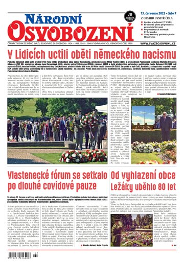 Obálka e-magazínu Národní Osvobození 7/2022