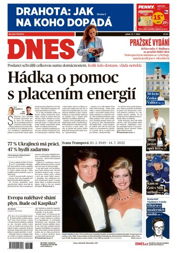 Obálka e-magazínu MF Dnes 15.7.2022