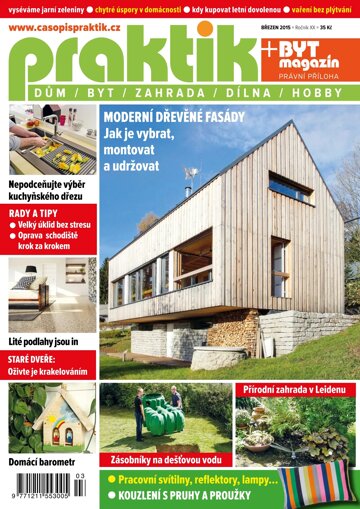 Obálka e-magazínu PRAKTIK & příloha Byt magazín 3/2015