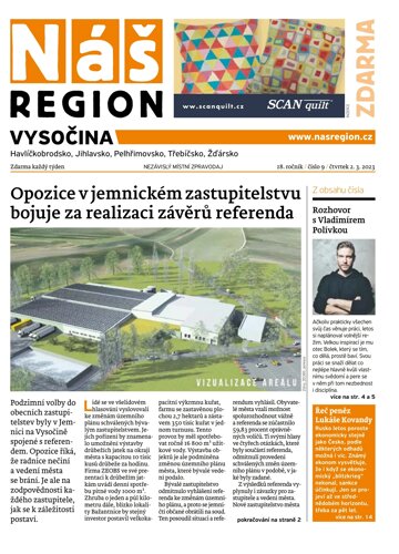 Obálka e-magazínu Náš Region - Vysočina 9/2023