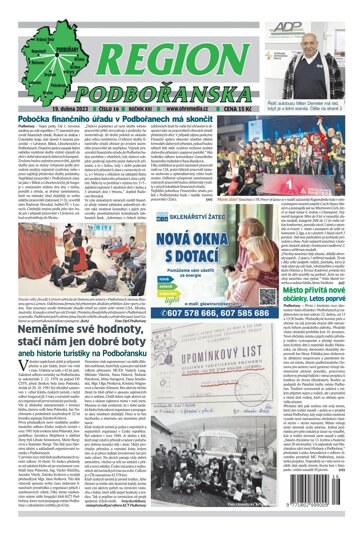 Obálka e-magazínu Region Podbořanska 16/23