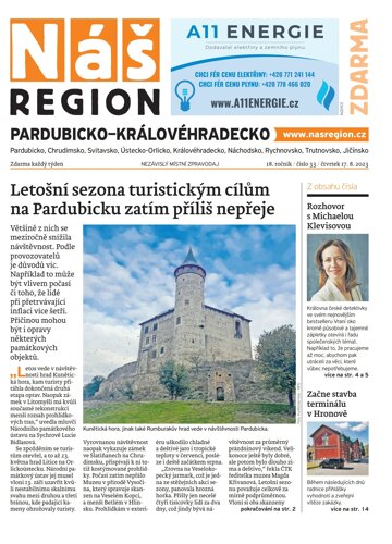 Obálka e-magazínu Náš Region - Pardubicko/Královéhradecko 33/2023