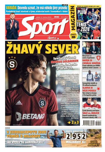 Obálka e-magazínu Sport 12.1.2024