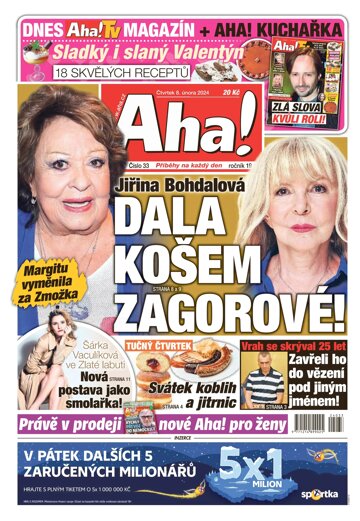 Obálka e-magazínu AHA! 8.2.2024