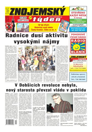 Obálka e-magazínu Znojemský týden 27/2024