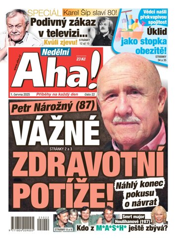 Obálka e-magazínu Nedělní AHA! 1.6.2025