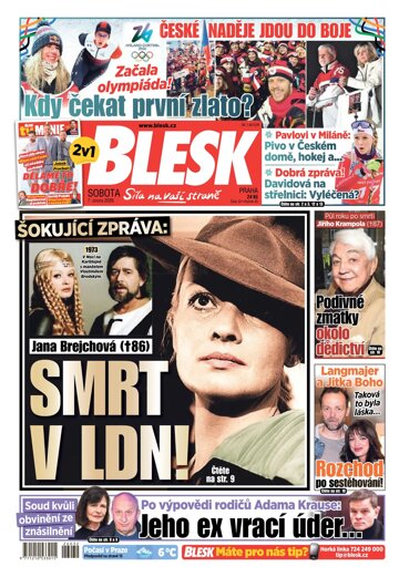 Obálka e-magazínu Blesk 7.2.2026