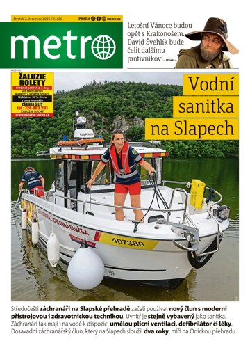 Obálka e-magazínu deník METRO 2.7.2026