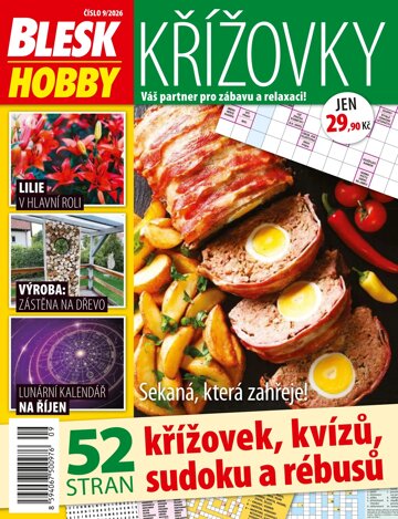 Obálka e-magazínu Blesk Hobby KŘÍŽOVKY 9/2026