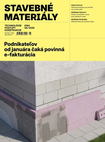Obálka e-magazínu Stavebné materiály 5/2026