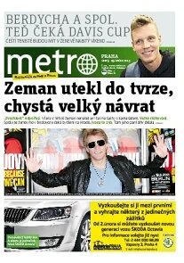 Obálka e-magazínu deník METRO 29.1.2013
