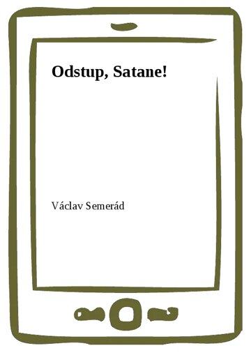 Obálka knihy Odstup, Satane!