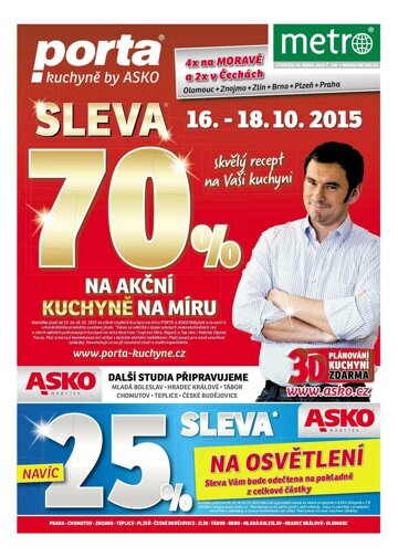 Obálka e-magazínu deník METRO 15.10.2015