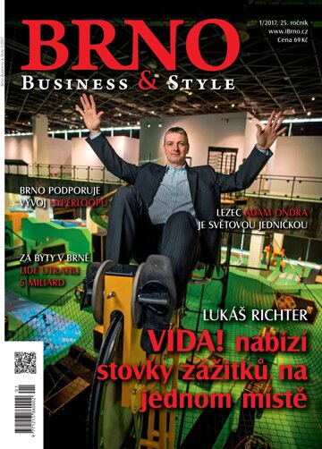 Obálka e-magazínu Brno Business & Style 1/2017