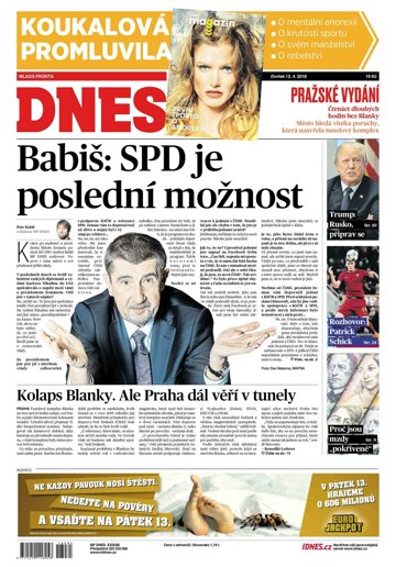 Obálka e-magazínu MF Dnes 12.4.2018