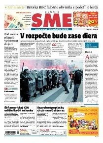 Obálka e-magazínu SME 12.11.2012