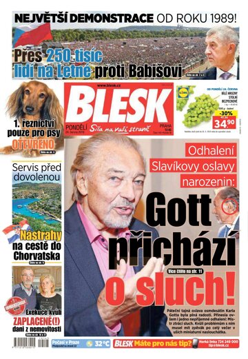 Obálka e-magazínu Blesk 24.6.2019