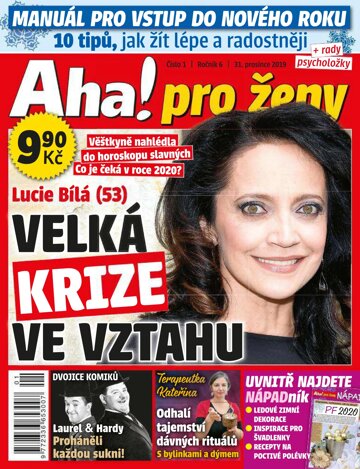 Obálka e-magazínu AHA! pro ženy 1/2020