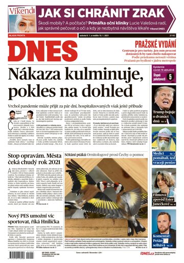 Obálka e-magazínu MF Dnes 9.1.2021