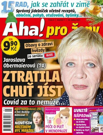 Obálka e-magazínu AHA! pro ženy 3/2021