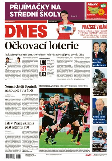 Obálka e-magazínu MF Dnes 9.4.2021