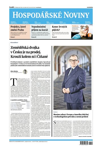 Obálka e-magazínu Hospodářské noviny 119 - 21.6.2021
