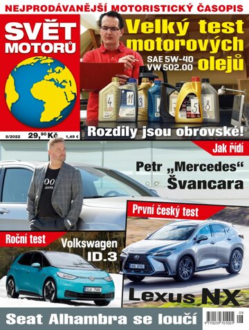 Obálka e-magazínu Svět motorů 8/2022
