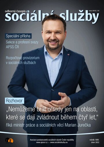 Obálka e-magazínu Sociální služby 2/2022