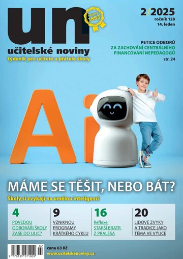 Obálka e-magazínu Učitelské noviny 2/2025