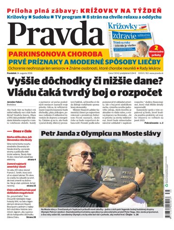 Obálka e-magazínu Pravda 24. 8. 2026