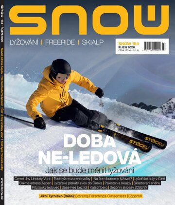 Obálka e-magazínu SNOW 164 - říjen 2026
