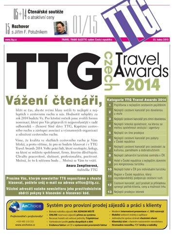 Obálka e-magazínu TTG 2015-01