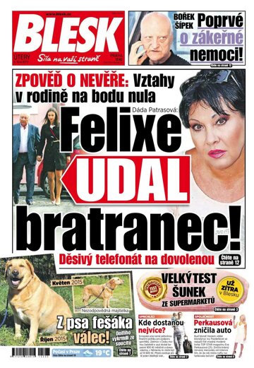 Obálka e-magazínu Blesk 6.10.2015