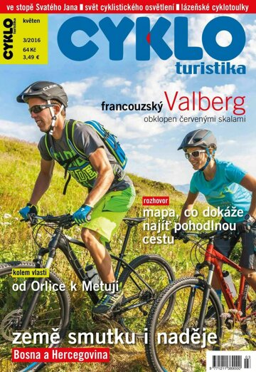 Obálka e-magazínu Cykloturistika 3/2016