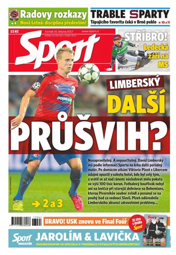 Obálka e-magazínu Sport 16.3.2017