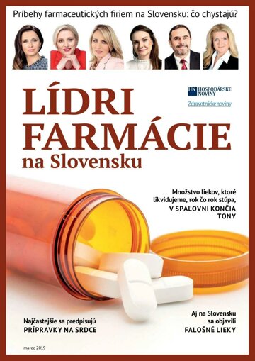 Obálka e-magazínu Lídri farmácie na Slovensku - marec 2019