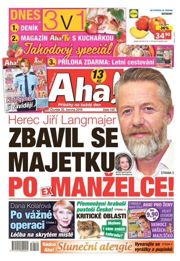 Obálka e-magazínu AHA! 20.6.2019