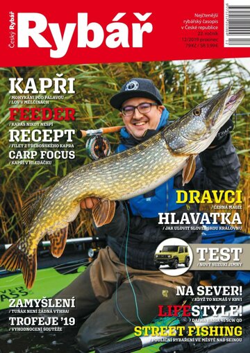 Obálka e-magazínu Český rybář 12/2019