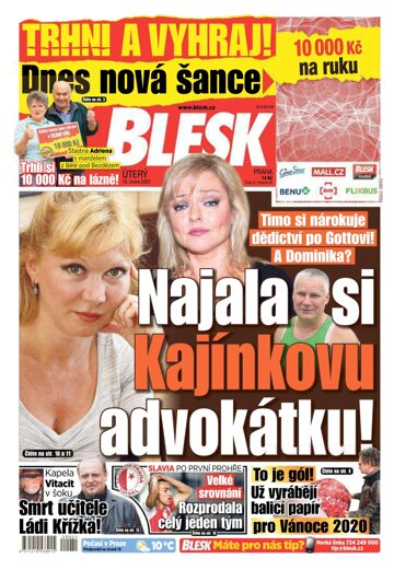 Obálka e-magazínu Blesk 18.2.2020