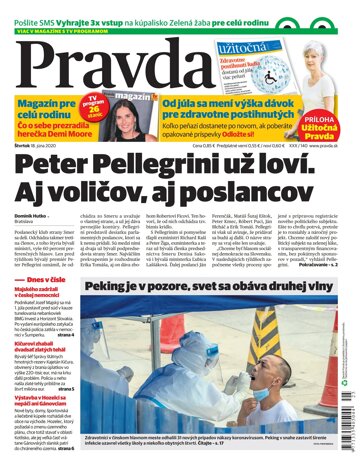 Obálka e-magazínu Pravda 18. 6. 2020