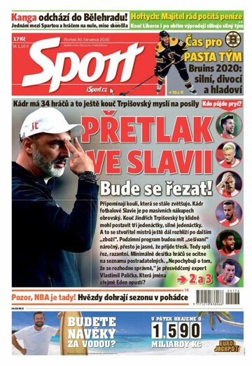 Obálka e-magazínu Sport 30.7.2020