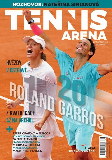 Obálka e-magazínu Tennis Arena 11/2020
