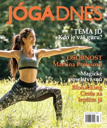 Obálka e-magazínu JÓGA DNES květen/červen 2021
