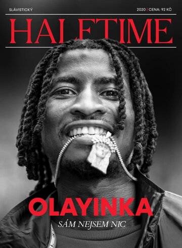 Obálka e-magazínu HALFTIME 1: Olayinka - Sám nejsem nic
