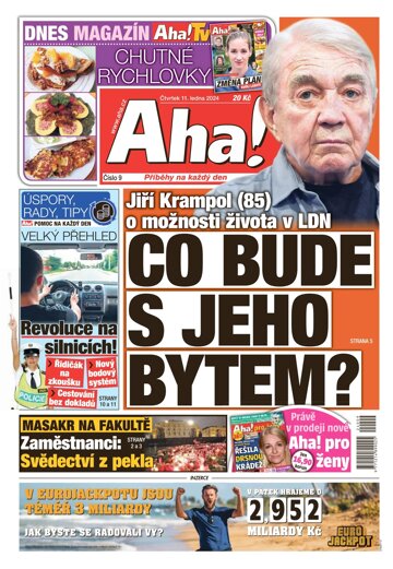 Obálka e-magazínu AHA! 11.1.2024