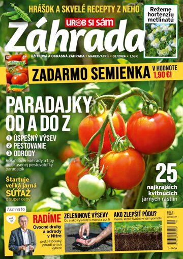 Obálka e-magazínu Záhrada 2024 02