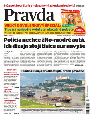 Obálka e-magazínu Pravda 4. 6. 2024