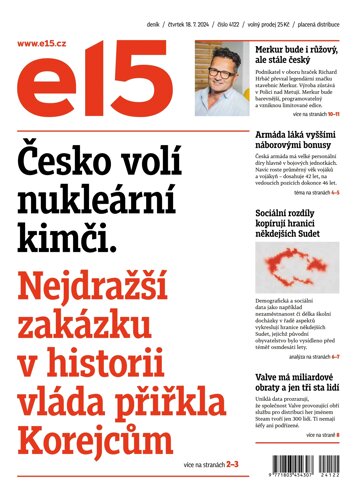 Obálka e-magazínu E15 18.7.2024