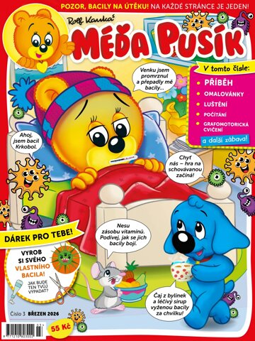 Obálka e-magazínu Méďa Pusík 3/2026