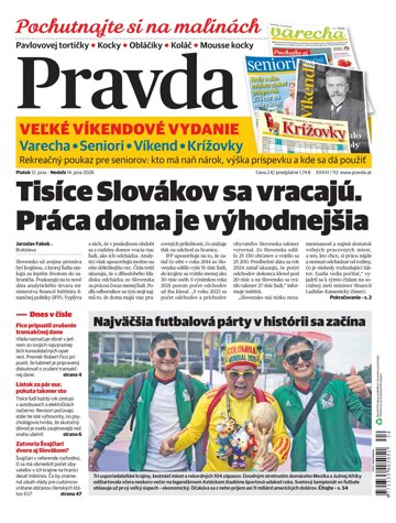 Obálka e-magazínu Pravda 12. 6. 2026